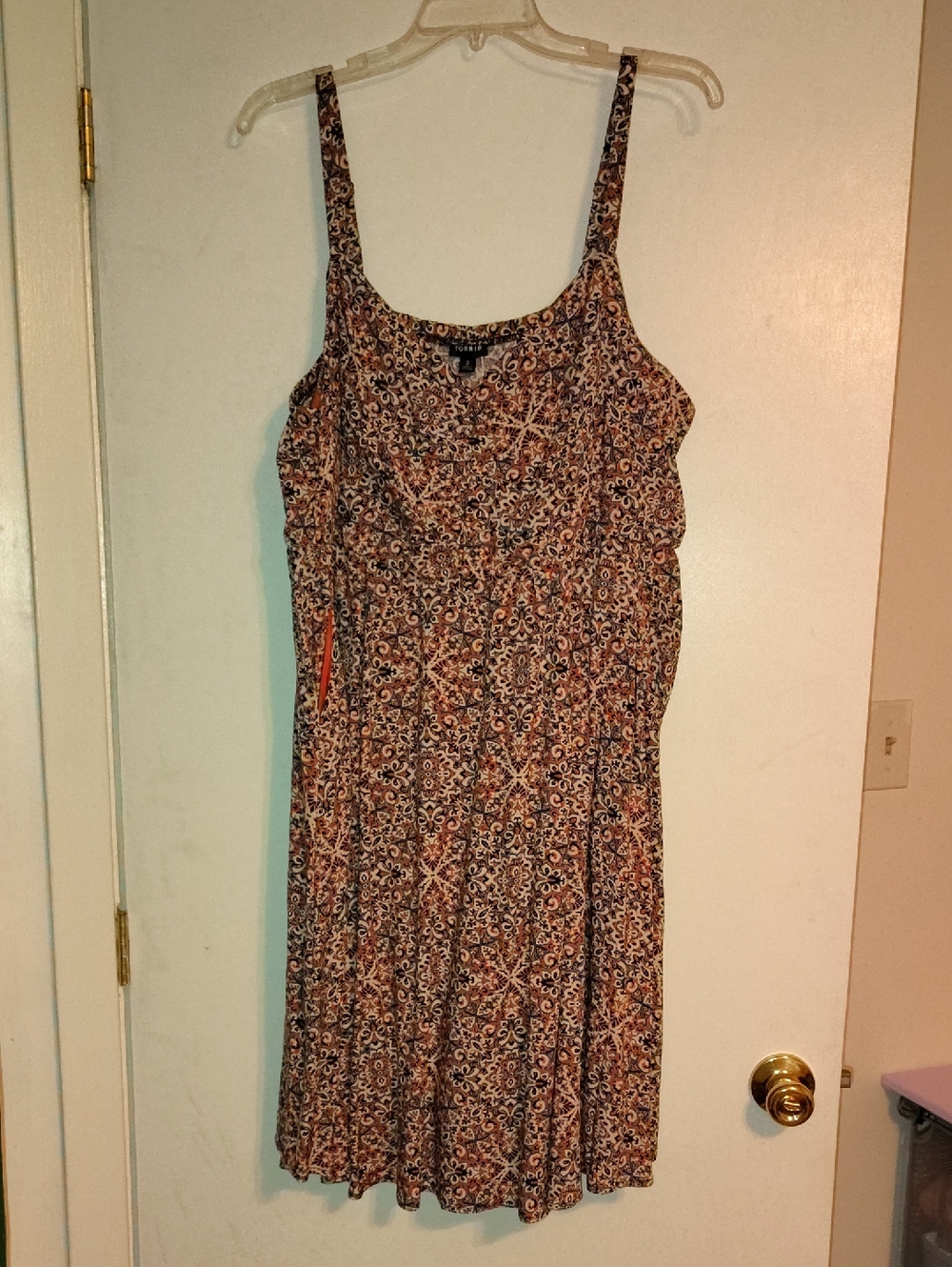 Mini Wash Challis Shirred Skater Dress